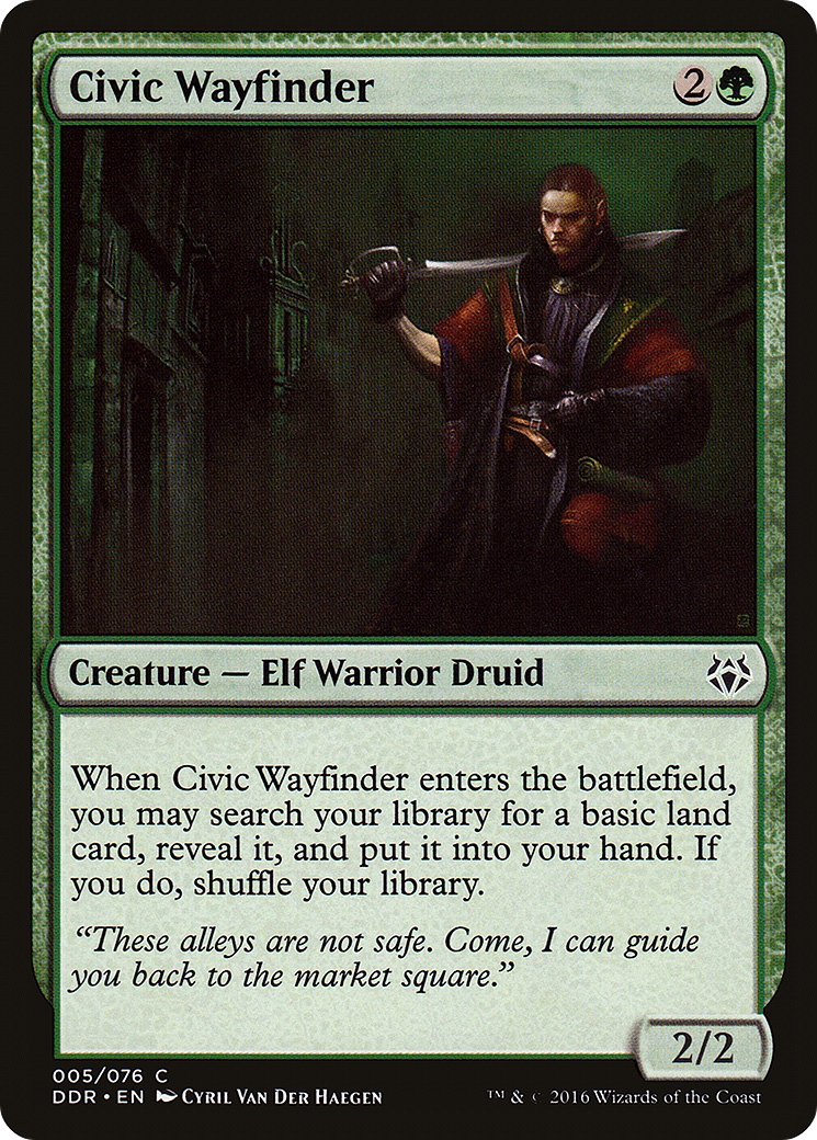 Civic Wayfinder (DDR-005) [Misc] Duel Decks: Nissa vs. Ob Nixilis MTG Single Wizards of the Coast