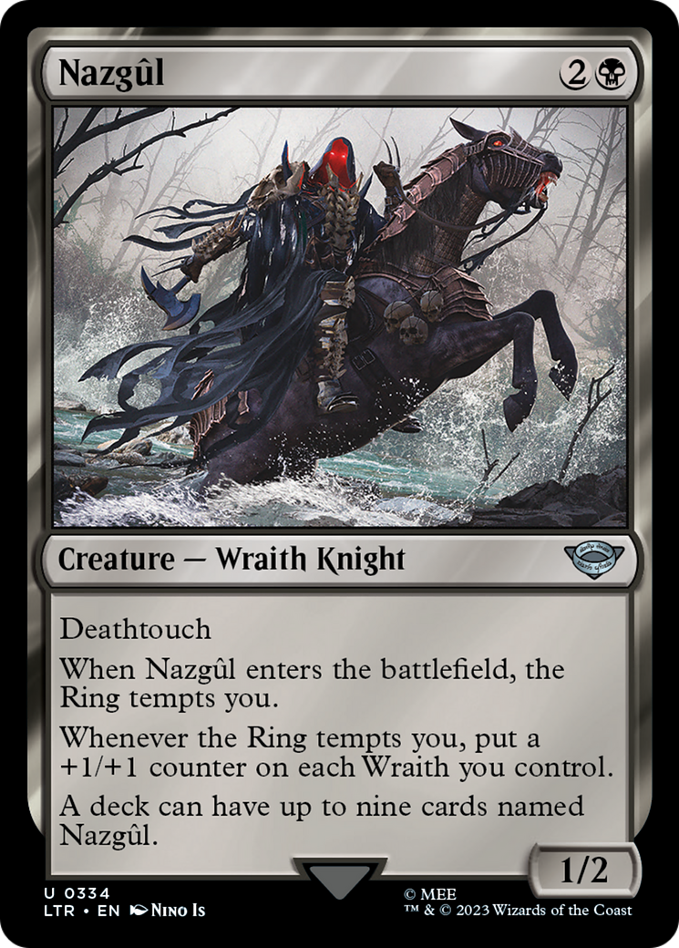 Nazgul (0334) (LTR-334) [The Lord of the Rings: Tales of Middle-earth] MTG Single Wizards of the Coast