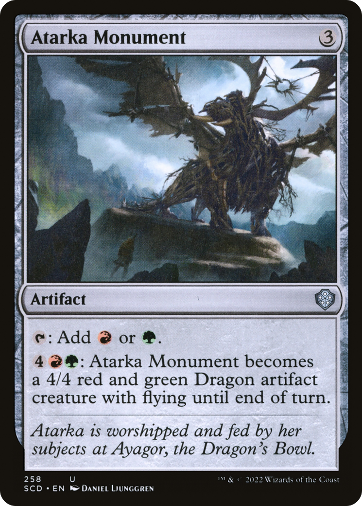 Atarka Monument (SCD-258) [Starter Commander Decks] MTG Single Wizards of the Coast