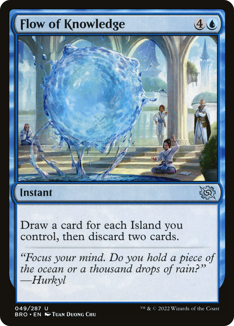 Flow of Knowledge (BRO-049) [The Brothers' War] MTG Single Wizards of the Coast