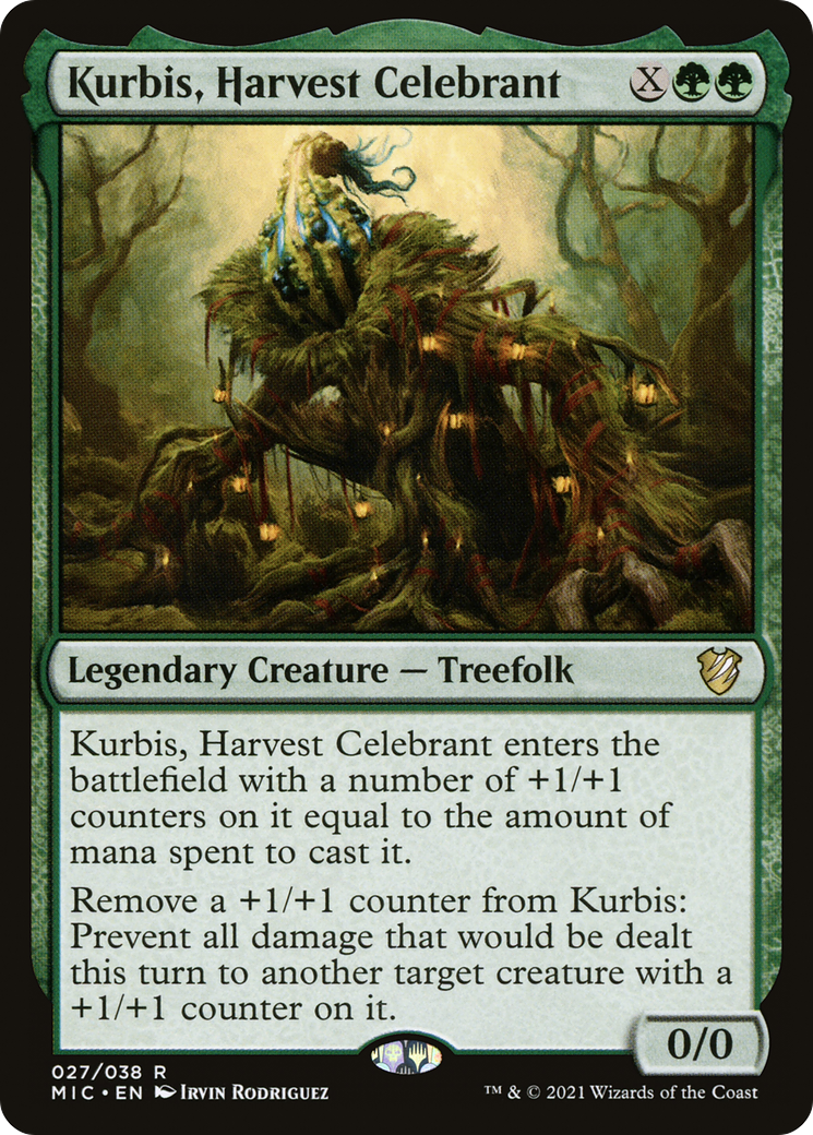 Kurbis, Harvest Celebrant (MIC-027) [Midnight Hunt Commander] MTG Single Wizards of the Coast