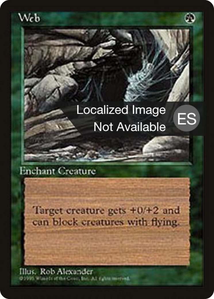 Web (4BB-287) [Fourth Edition Foreign Black Border] MTG Single Wizards of the Coast