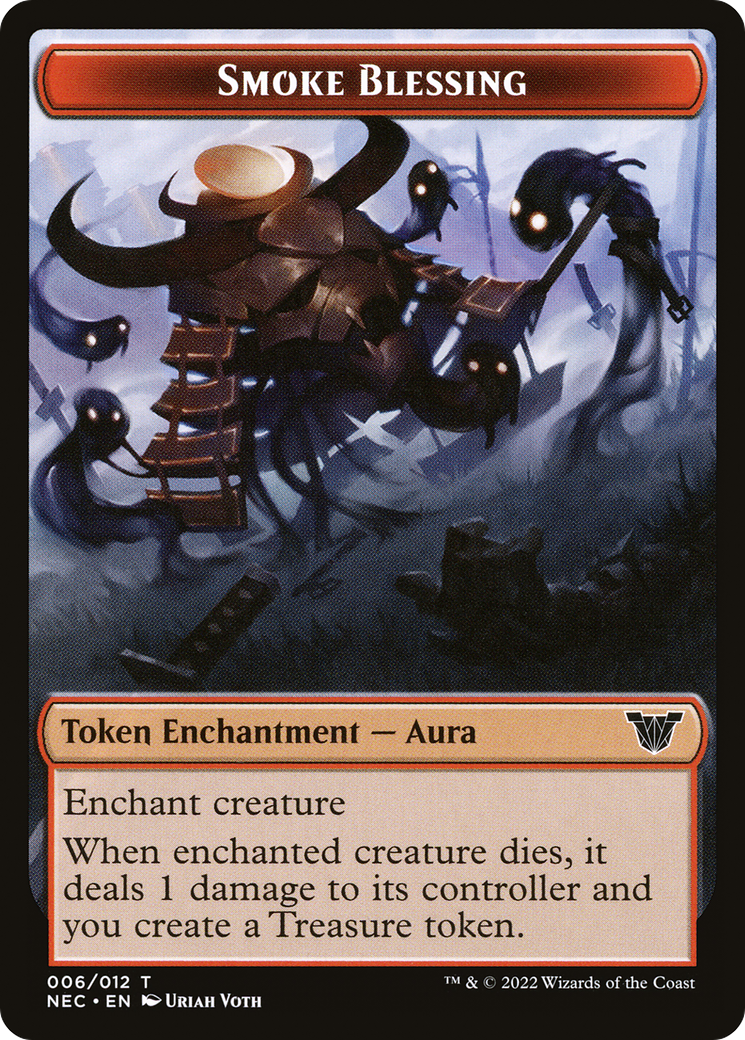 Smoke Blessing (TNEC-006) [Tokens] Neon Dynasty Commander Tokens MTG Single Wizards of the Coast