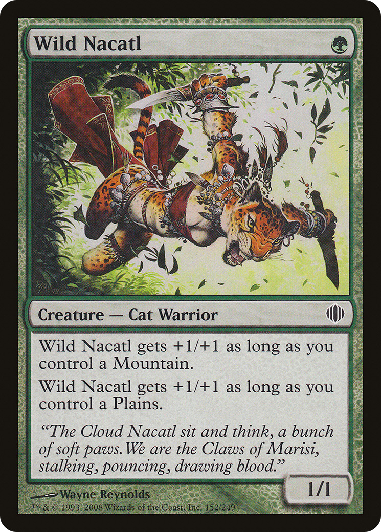 Wild Nacatl (ALA-152) [Shards of Alara] MTG Single Wizards of the Coast