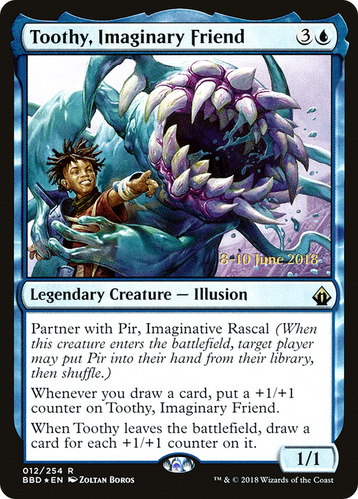 Toothy, Imaginary Friend (LARP-012) [Battlebond Promos] Foil MTG Single Wizards of the Coast