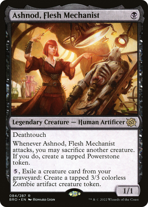 Ashnod, Flesh Mechanist (BRO-084) [The Brothers' War] Foil MTG Single Wizards of the Coast