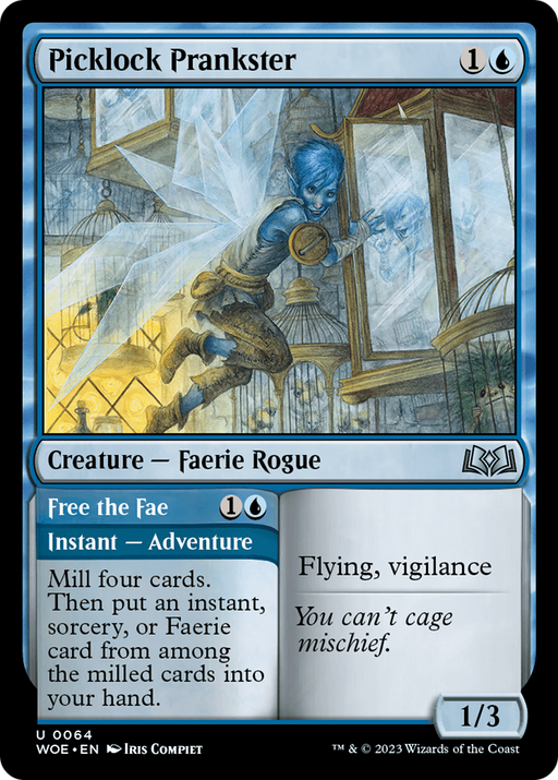 Picklock Prankster // Free the Fae (WOE-064) [Wilds of Eldraine] MTG Single Wizards of the Coast