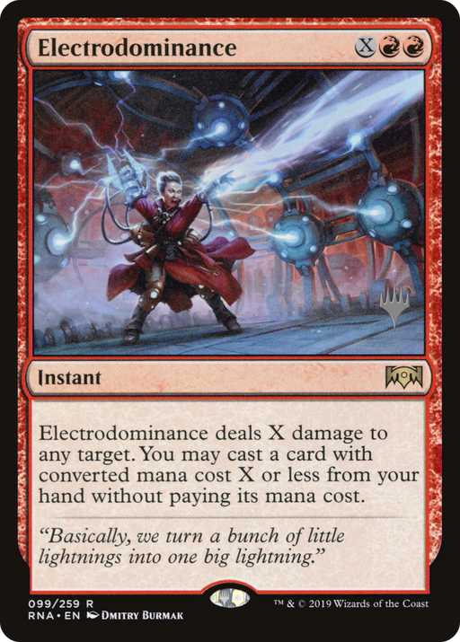 Electrodominance (PPELD-099) [Ravnica Allegiance Promos] MTG Single Wizards of the Coast