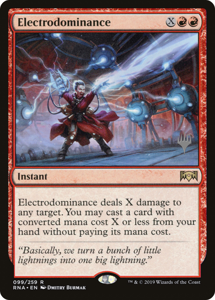 Electrodominance (PPELD-099) [Ravnica Allegiance Promos] Foil MTG Single Wizards of the Coast