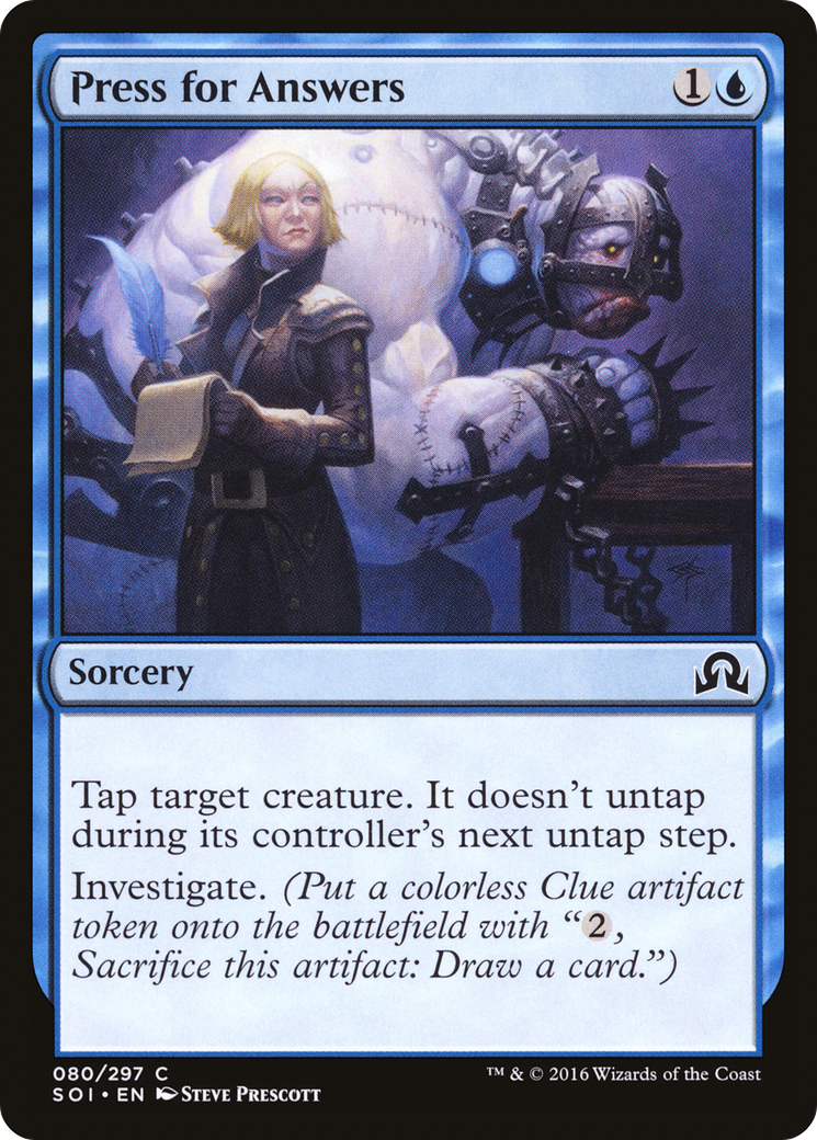 Press for Answers (SOI-080) [Shadows over Innistrad] MTG Single Wizards of the Coast