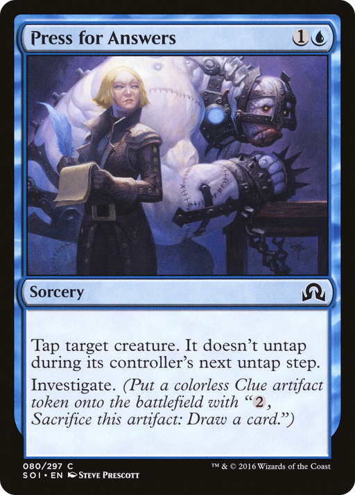 Press for Answers (SOI-080) [Shadows over Innistrad] MTG Single Wizards of the Coast