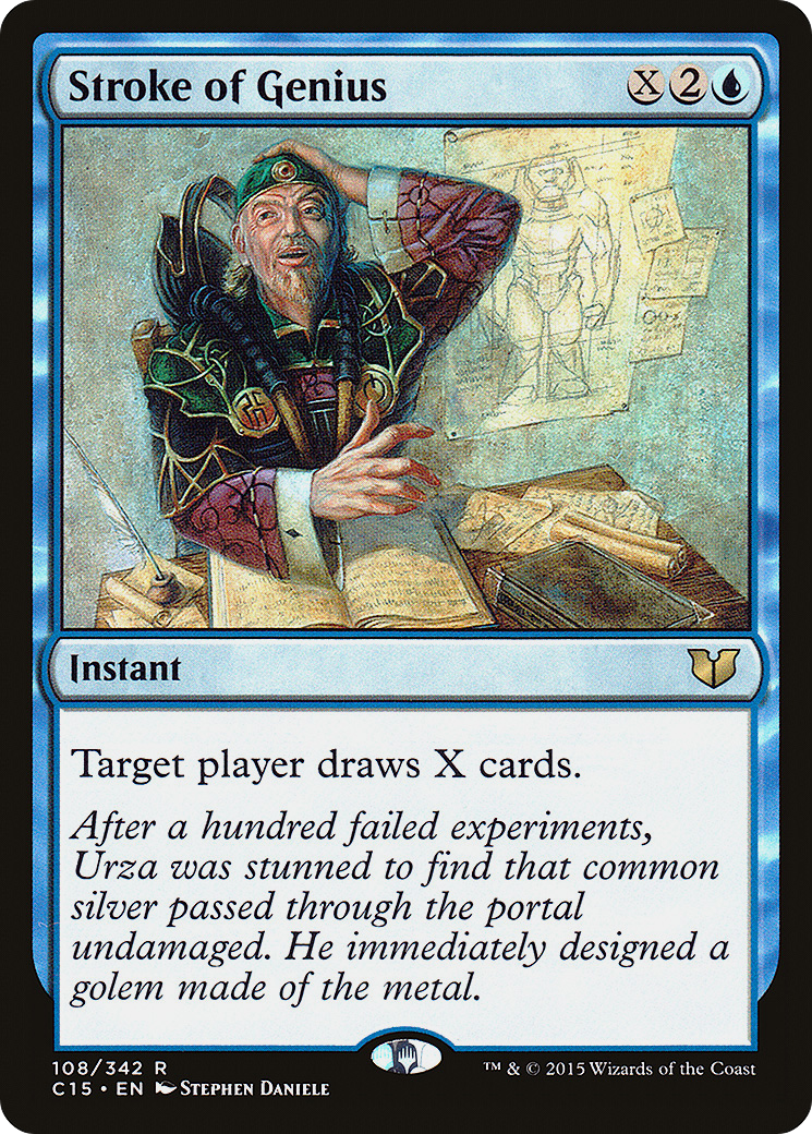 Stroke of Genius (C15-108) [Commander 2015] MTG Single Wizards of the Coast