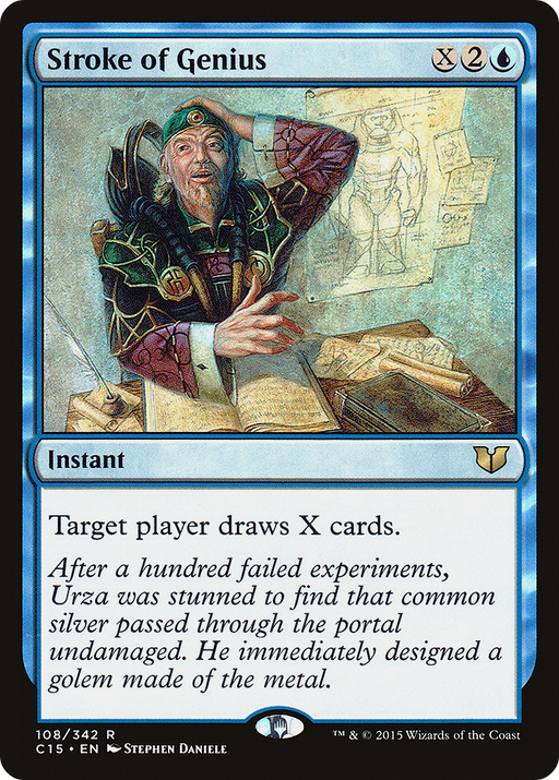 Stroke of Genius (C15-108) [Commander 2015] MTG Single Wizards of the Coast