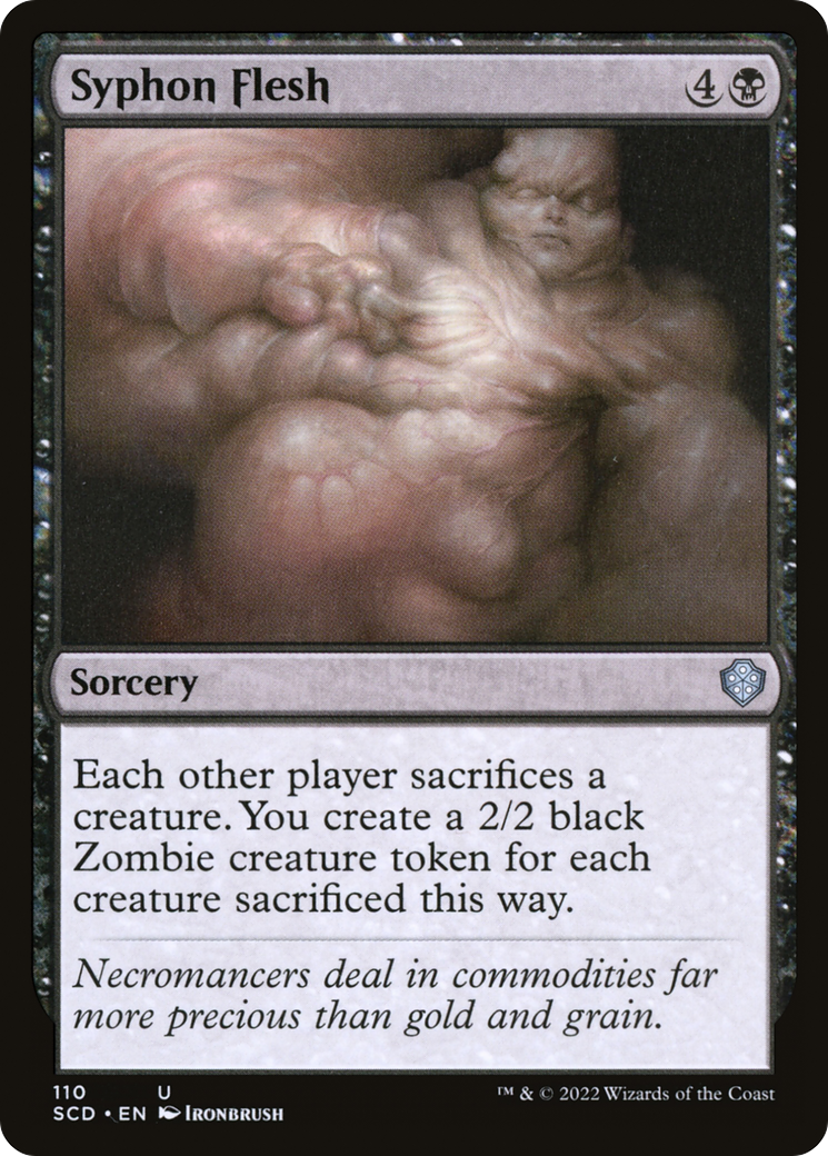 Syphon Flesh (SCD-110) [Starter Commander Decks] MTG Single Wizards of the Coast