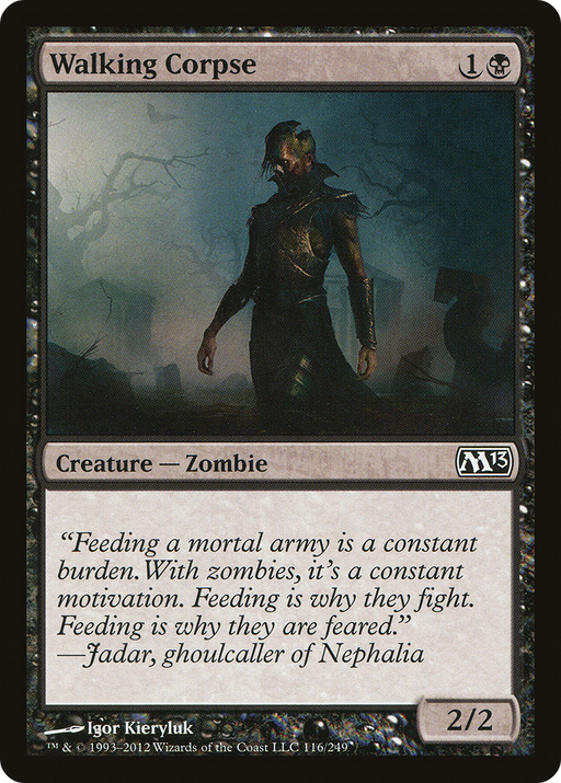 Walking Corpse (M13-116) [Magic 2013] MTG Single Wizards of the Coast