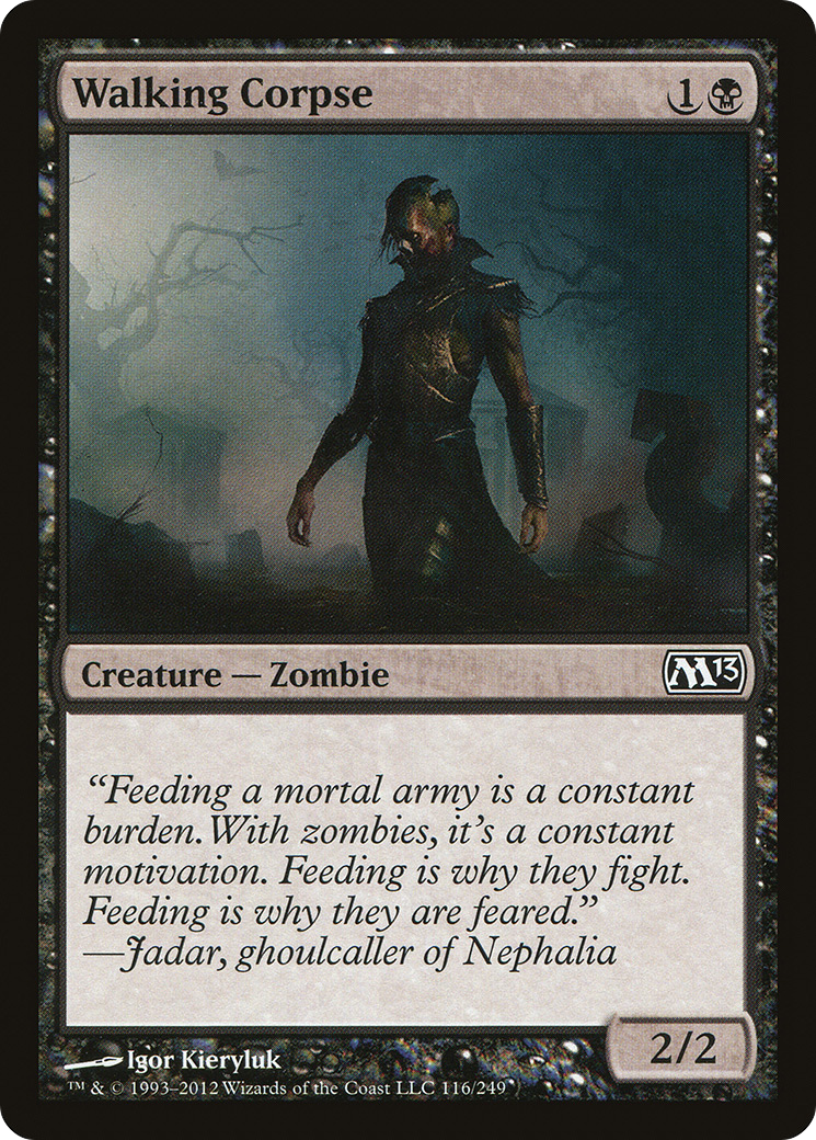 Walking Corpse (M13-116) [Magic 2013] Foil MTG Single Wizards of the Coast