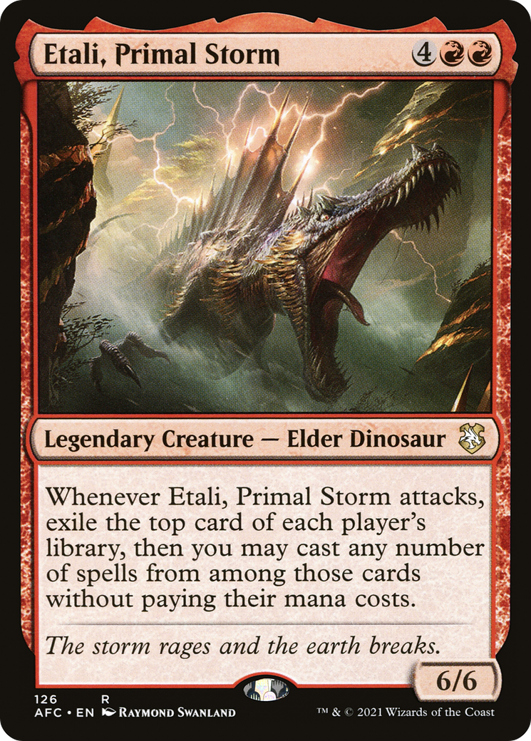 Etali, Primal Storm (AFC-126) [Forgotten Realms Commander] MTG Single Wizards of the Coast