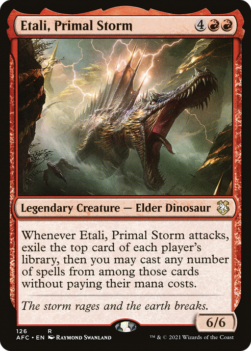 Etali, Primal Storm (AFC-126) [Forgotten Realms Commander] MTG Single Wizards of the Coast