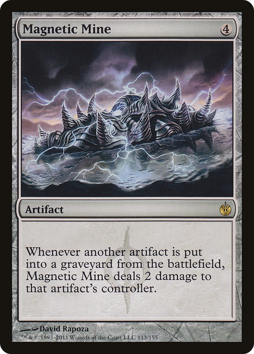 Magnetic Mine (MBS-113) [Mirrodin Besieged] MTG Single Wizards of the Coast