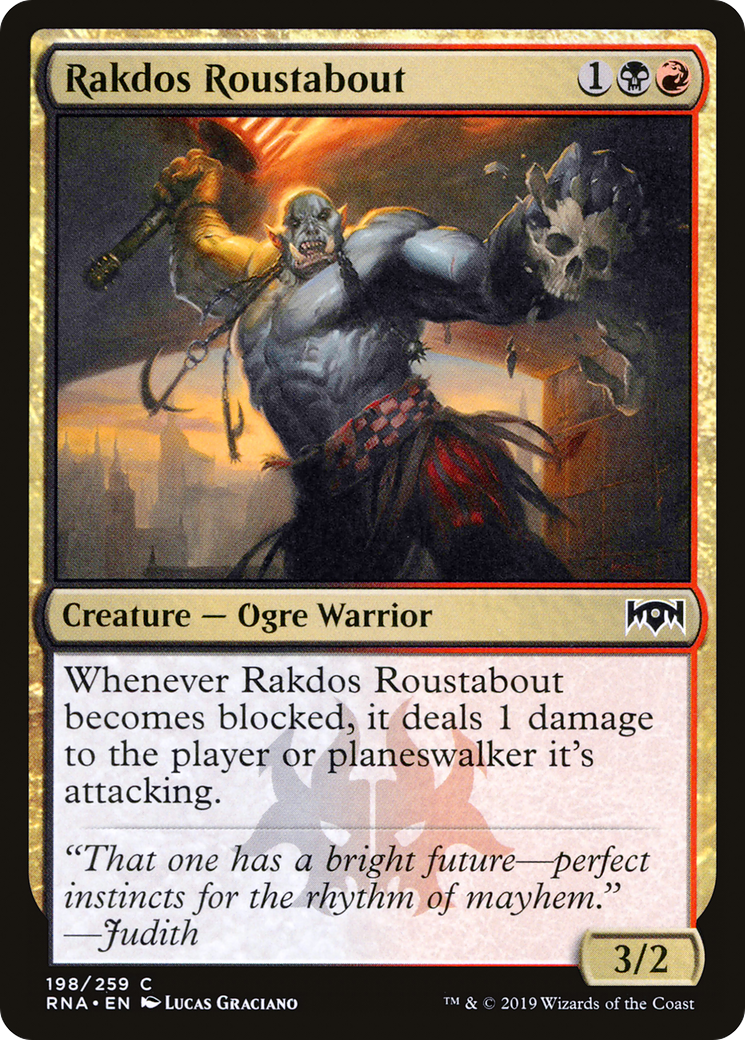 Rakdos Roustabout (RNA-198) [Ravnica Allegiance] MTG Single Wizards of the Coast
