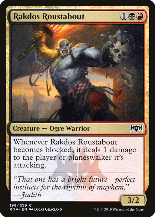Rakdos Roustabout (RNA-198) [Ravnica Allegiance] MTG Single Wizards of the Coast