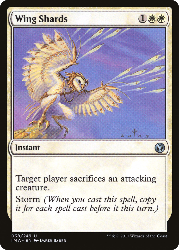 Wing Shards (IMA-038) [Iconic Masters] Foil MTG Single Wizards of the Coast