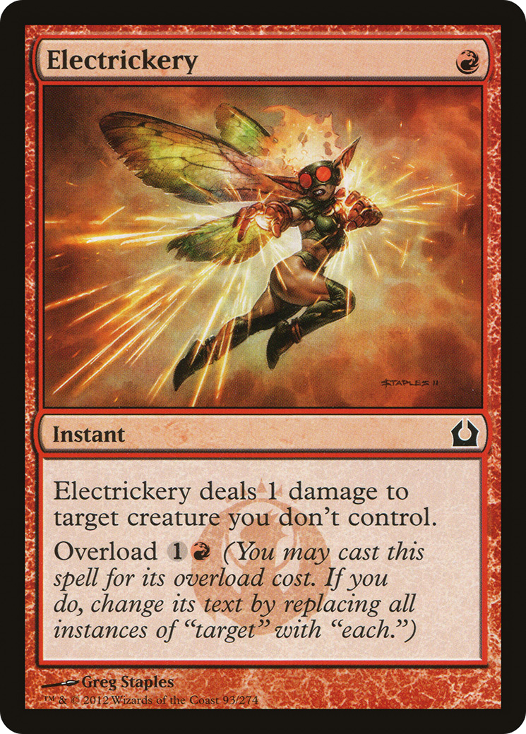Electrickery (RTR-093) [Return to Ravnica] MTG Single Wizards of the Coast