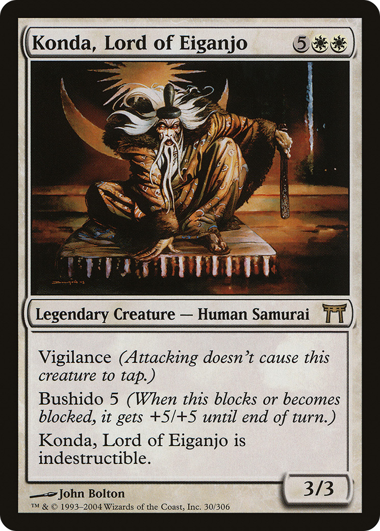 Konda, Lord of Eiganjo (CHK-030) [Champions of Kamigawa] Foil MTG Single Wizards of the Coast
