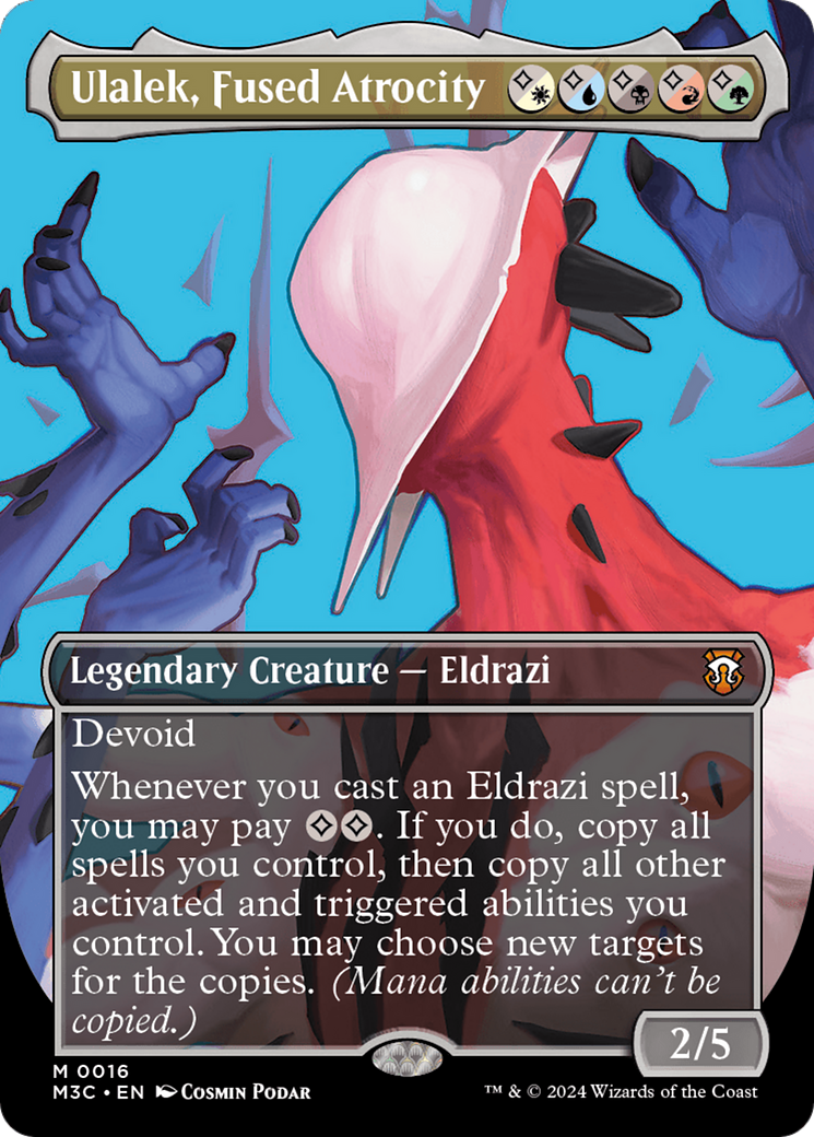 Ulalek, Fused Atrocity (M3C-016) [Modern Horizons 3 Commander] (Borderless) MTG Single Modern Horizons 3 Commander