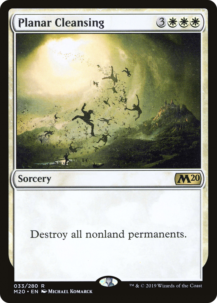 Planar Cleansing (M20-033) [Core Set 2020] Foil MTG Single Wizards of the Coast