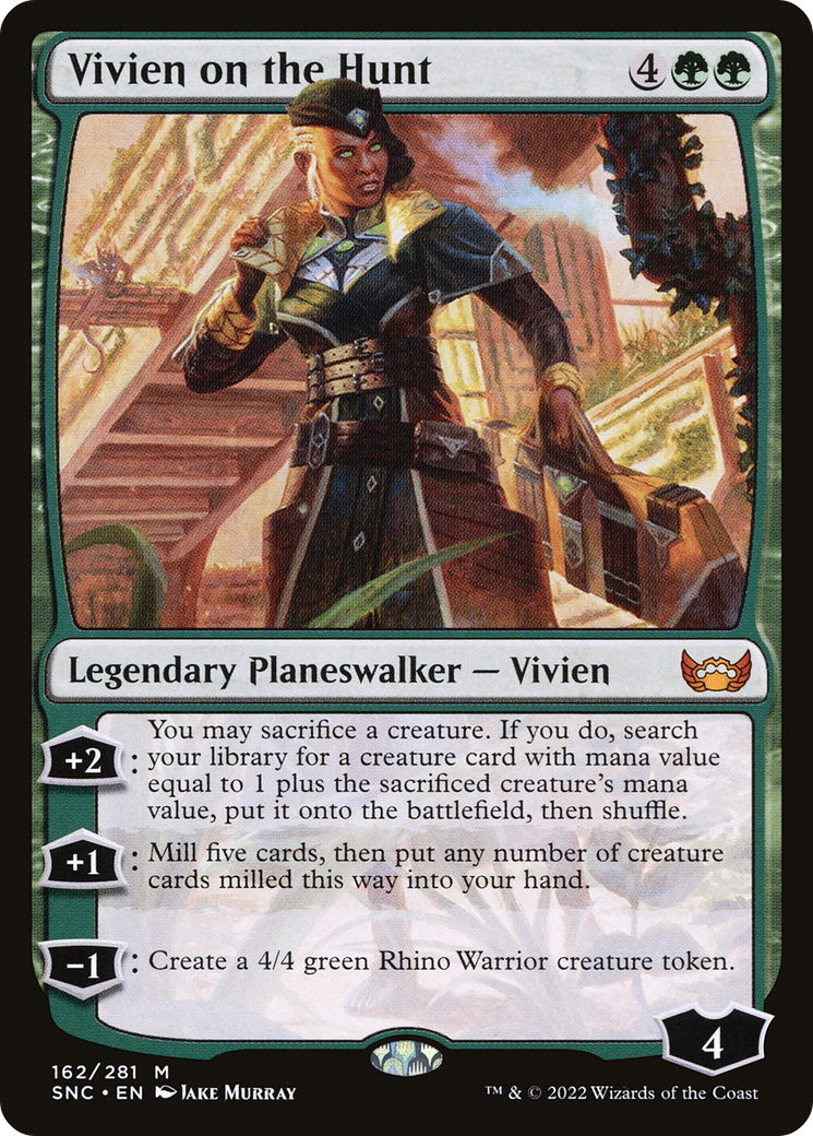 Vivien on the Hunt (SNC-162) [Streets of New Capenna] MTG Single Wizards of the Coast