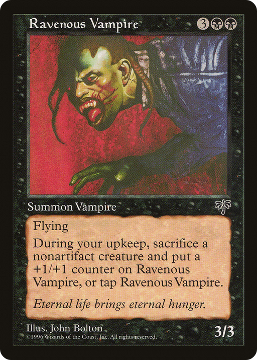Ravenous Vampire (MIR-136) [Mirage] MTG Single Wizards of the Coast