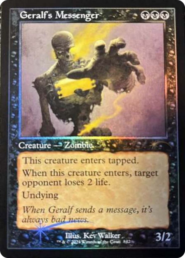 Geralf's Messenger (SLD-842) [Secret Lair] Drop Foil MTG Single Wizards of the Coast