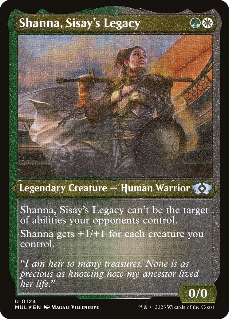 Shanna, Sisay's Legacy (MUL-124) [Multiverse Legends] Foil MTG Single Multiverse Legends