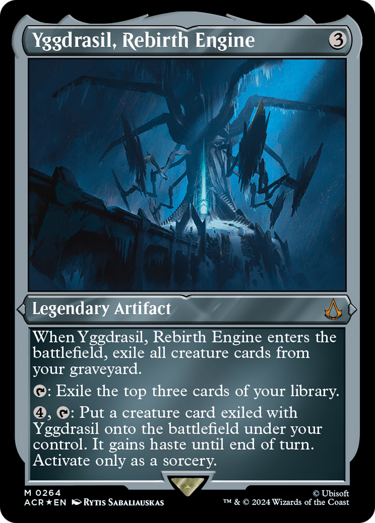 Yggdrasil, Rebirth Engine (ACR-264) [Assassin's Creed] Etched Foil MTG Single Wizards of the Coast