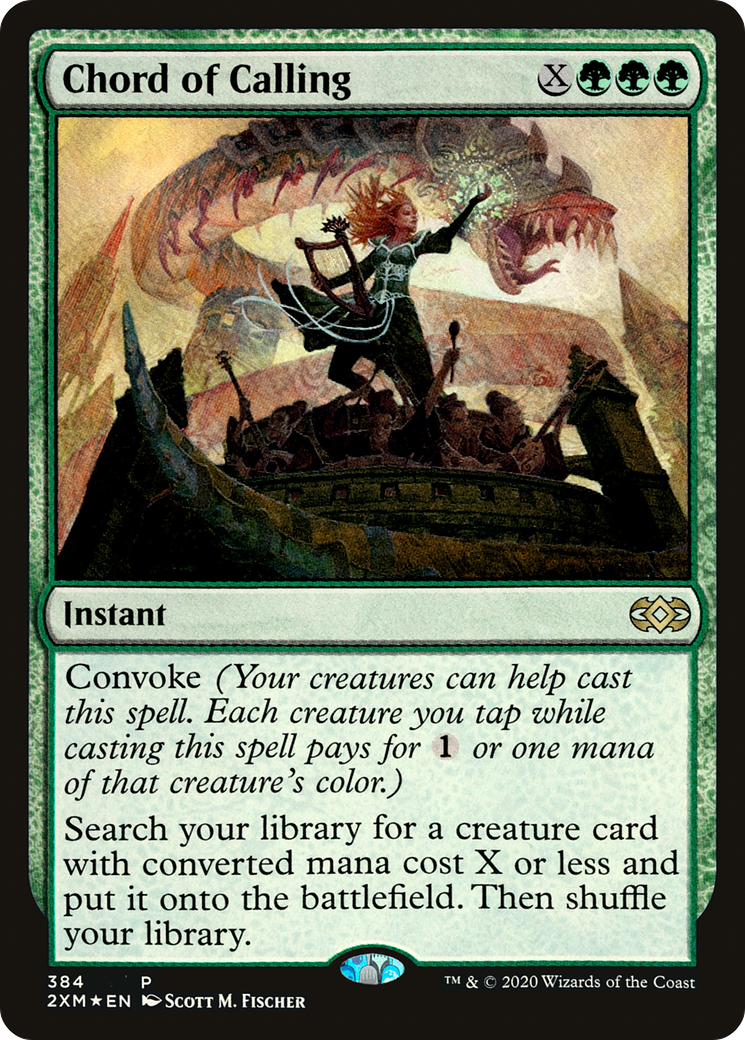 Chord of Calling (LARP-384) [Double Masters] Foil MTG Single Wizards of the Coast