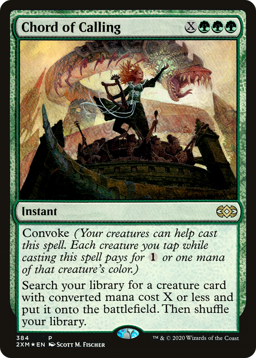 Chord of Calling (LARP-384) [Double Masters] Foil MTG Single Wizards of the Coast
