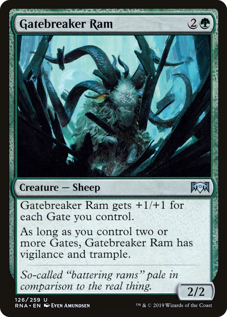 Gatebreaker Ram (RNA-126) [Ravnica Allegiance] Foil MTG Single Wizards of the Coast
