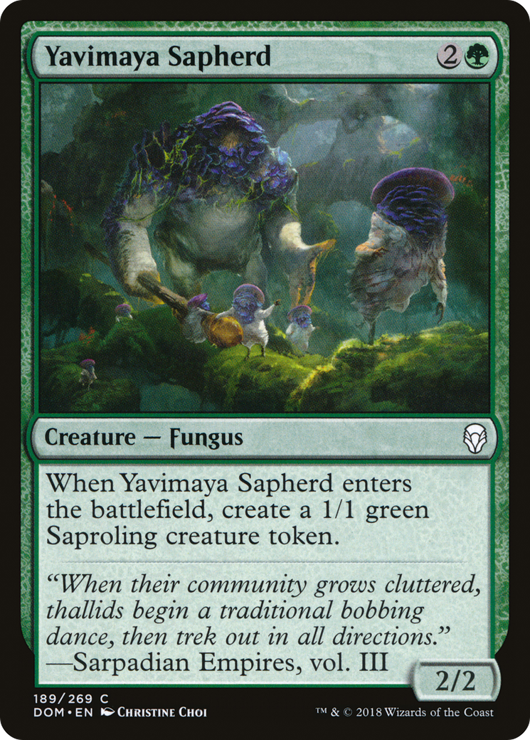 Yavimaya Sapherd (DOM-189) [Dominaria] MTG Single Wizards of the Coast
