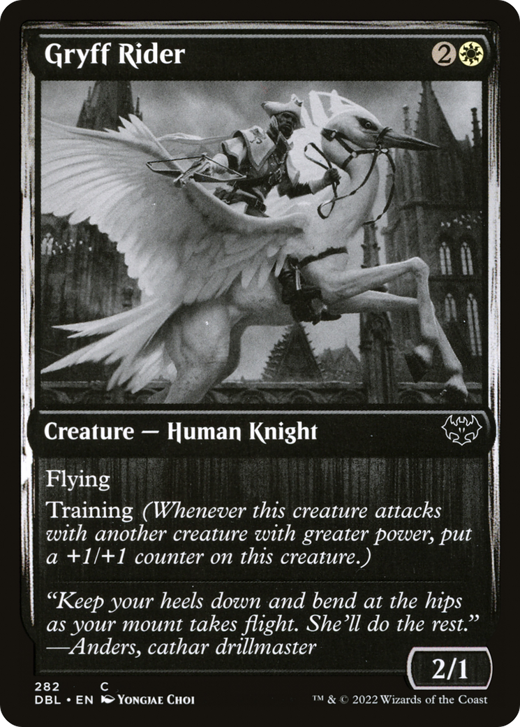 Gryff Rider (DBL-282) [Innistrad: Double Feature] MTG Single Wizards of the Coast