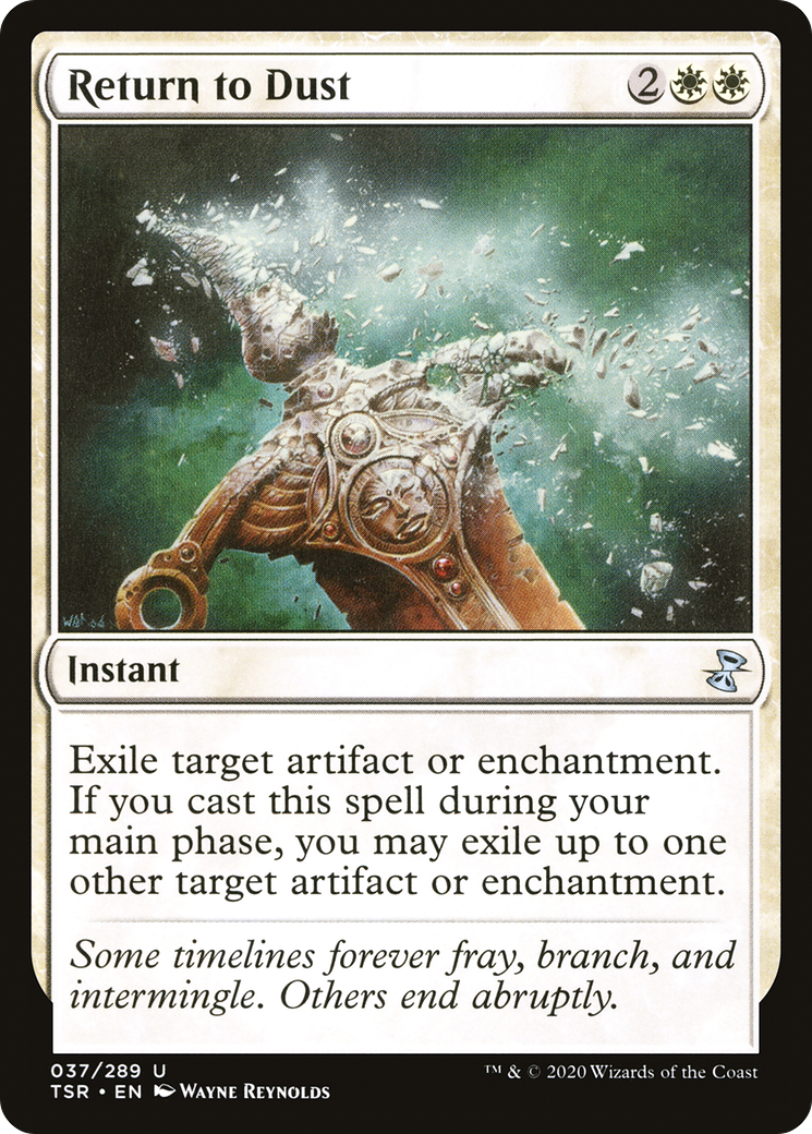 Return to Dust (TSR-037) [Time Spiral Remastered] Foil MTG Single Wizards of the Coast