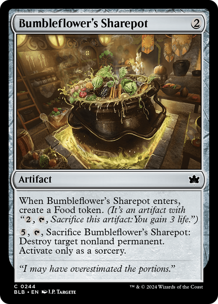 Bumbleflower's Sharepot (BLB-244) [Bloomburrow] Foil MTG Single Wizards of the Coast