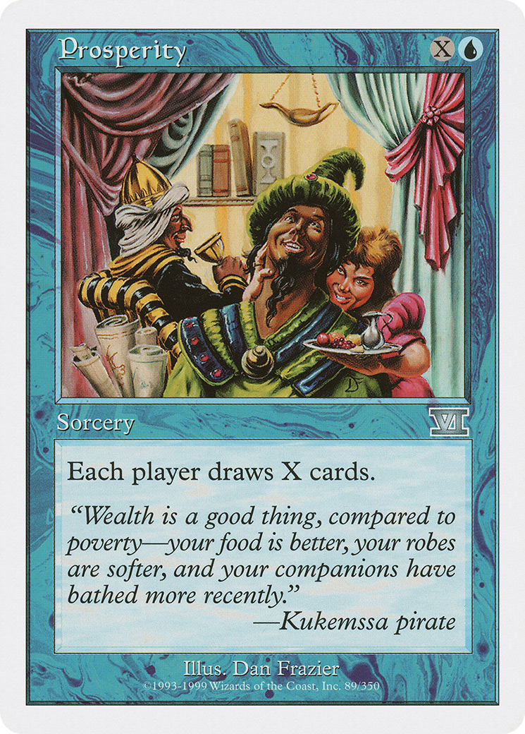 Prosperity (6ED-089) [Classic Sixth Edition] MTG Single Wizards of the Coast