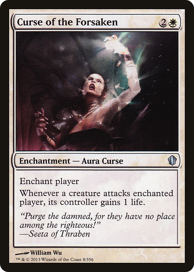 Curse of the Forsaken (C13-008) [Commander 2013] MTG Single Wizards of the Coast