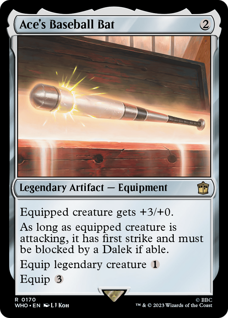 Ace's Baseball Bat (WHO-170) [Doctor Who] MTG Single Wizards of the Coast