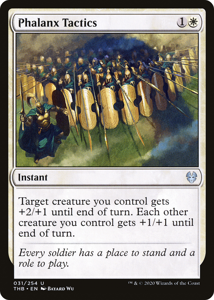 Phalanx Tactics (THB-031) [Theros Beyond Death] Foil MTG Single Wizards of the Coast