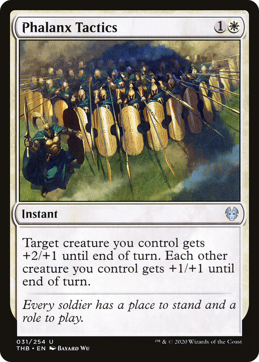Phalanx Tactics (THB-031) [Theros Beyond Death] MTG Single Wizards of the Coast