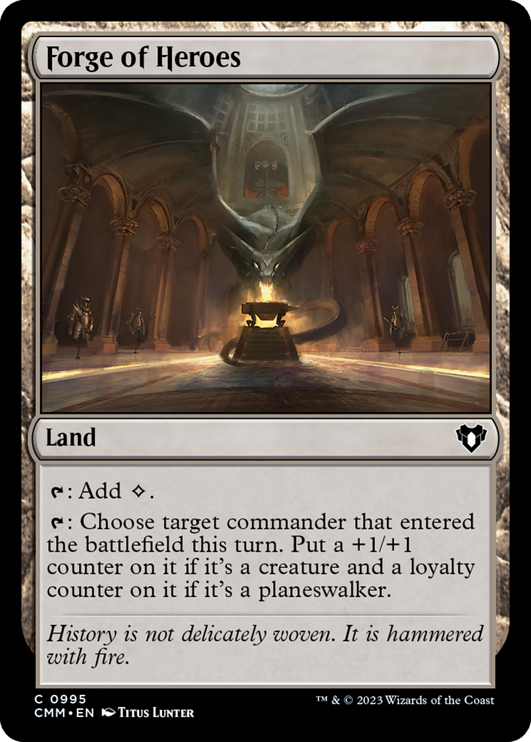 Forge of Heroes (CMM-995) [Commander Masters] MTG Single Wizards of the Coast