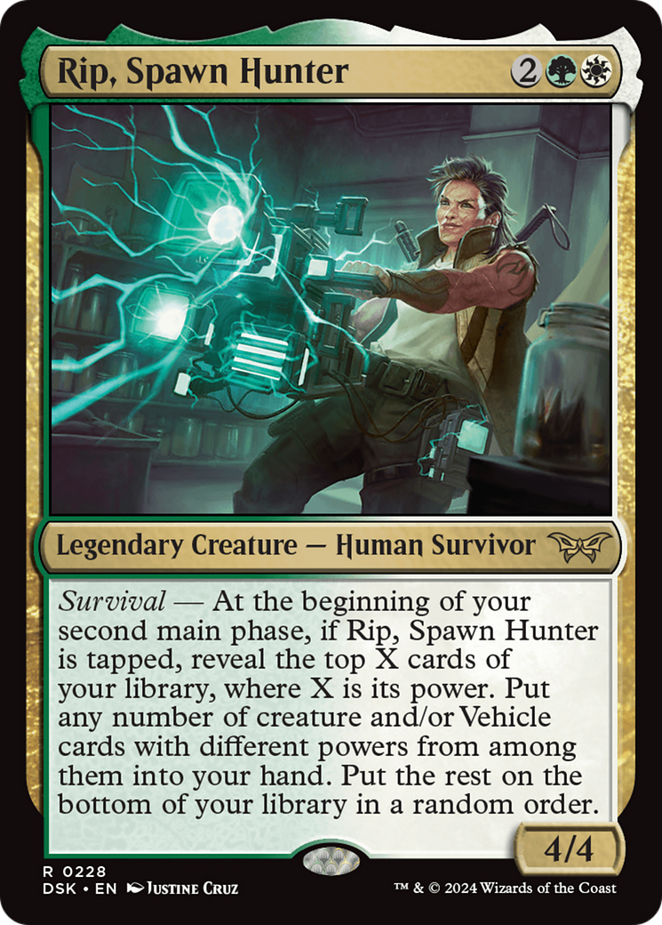 Rip, Spawn Hunter (DSK-228) [Duskmourn: House of Horror] Foil MTG Single Wizards of the Coast