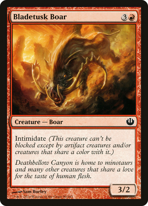 Bladetusk Boar (JOU-090) [Journey into Nyx] MTG Single Wizards of the Coast
